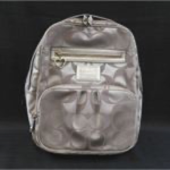 Coach Signature Daisy Poppy Backpack - Picture 5 of 10